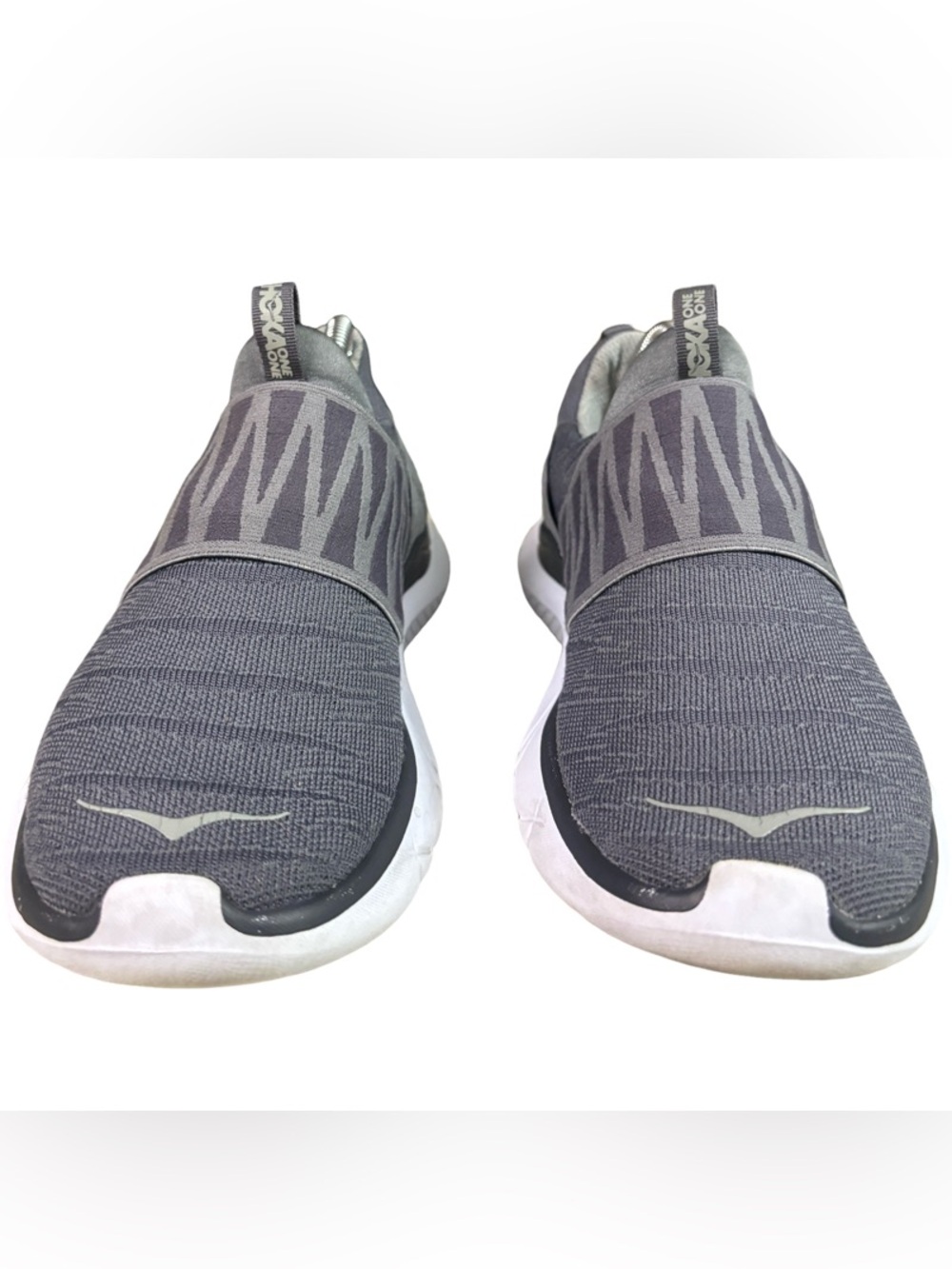 Hoka One One HUPANA Slip On Sz 8 Athletic Running Sneaker Grey Women's - Picture 4 of 8